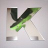 Miroir lettre A Arial