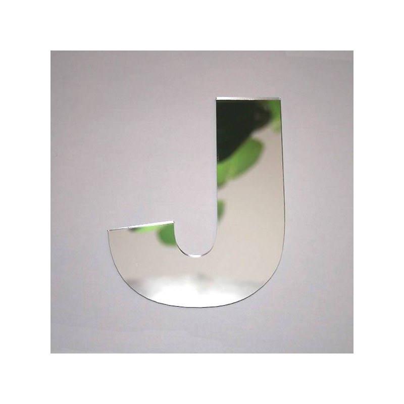 Miroir lettre J Arial