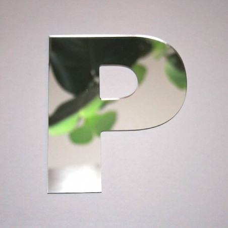 Miroir lettre P Arial