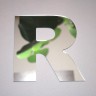 Miroir lettre R Arial Miroir lettre R Arial