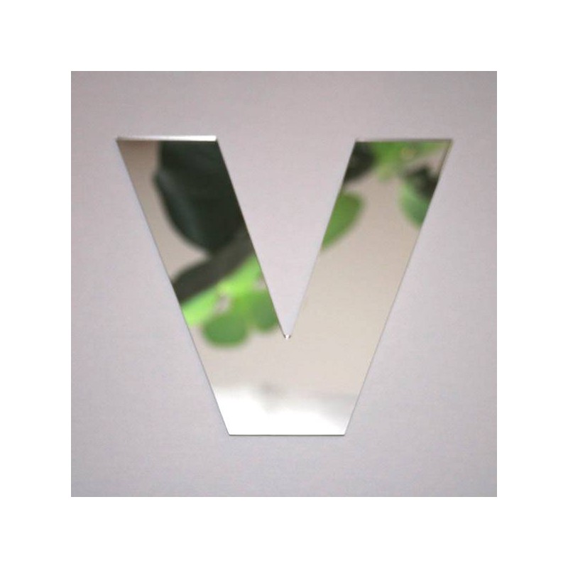 Miroir lettre A Arial
