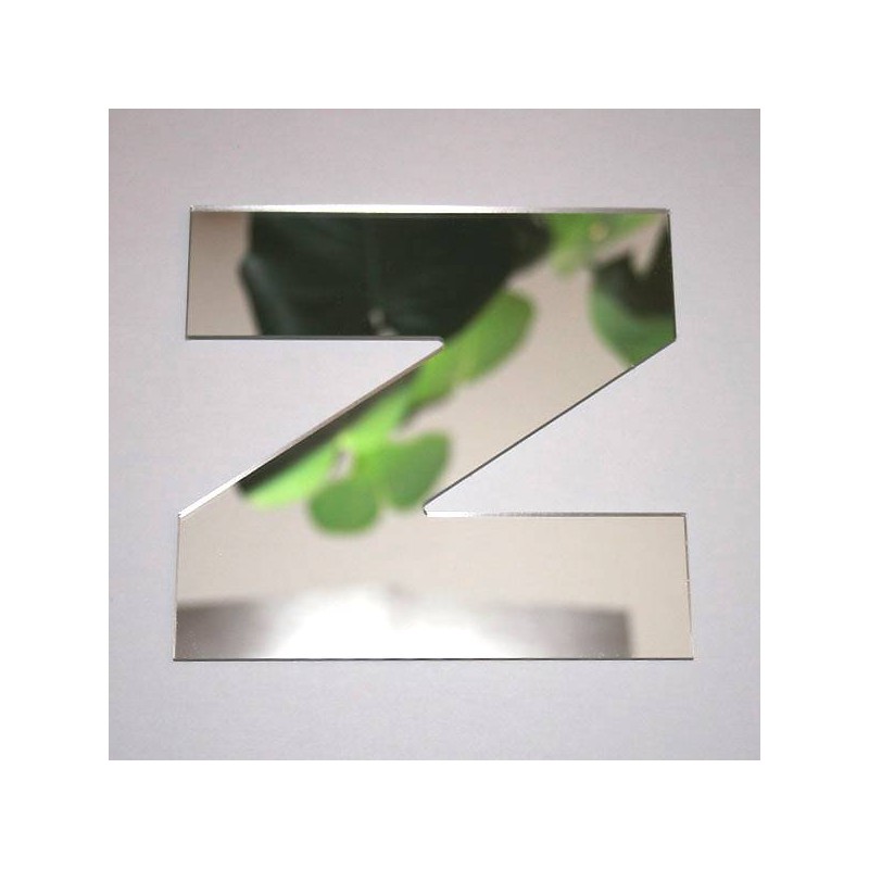 Miroir lettre Z Arial