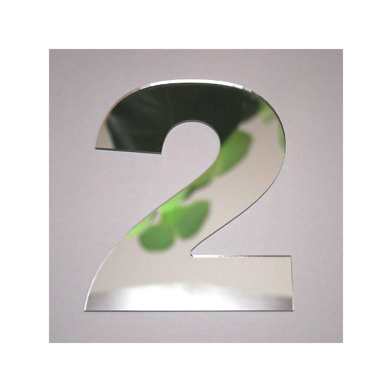 Miroir lettre A Arial