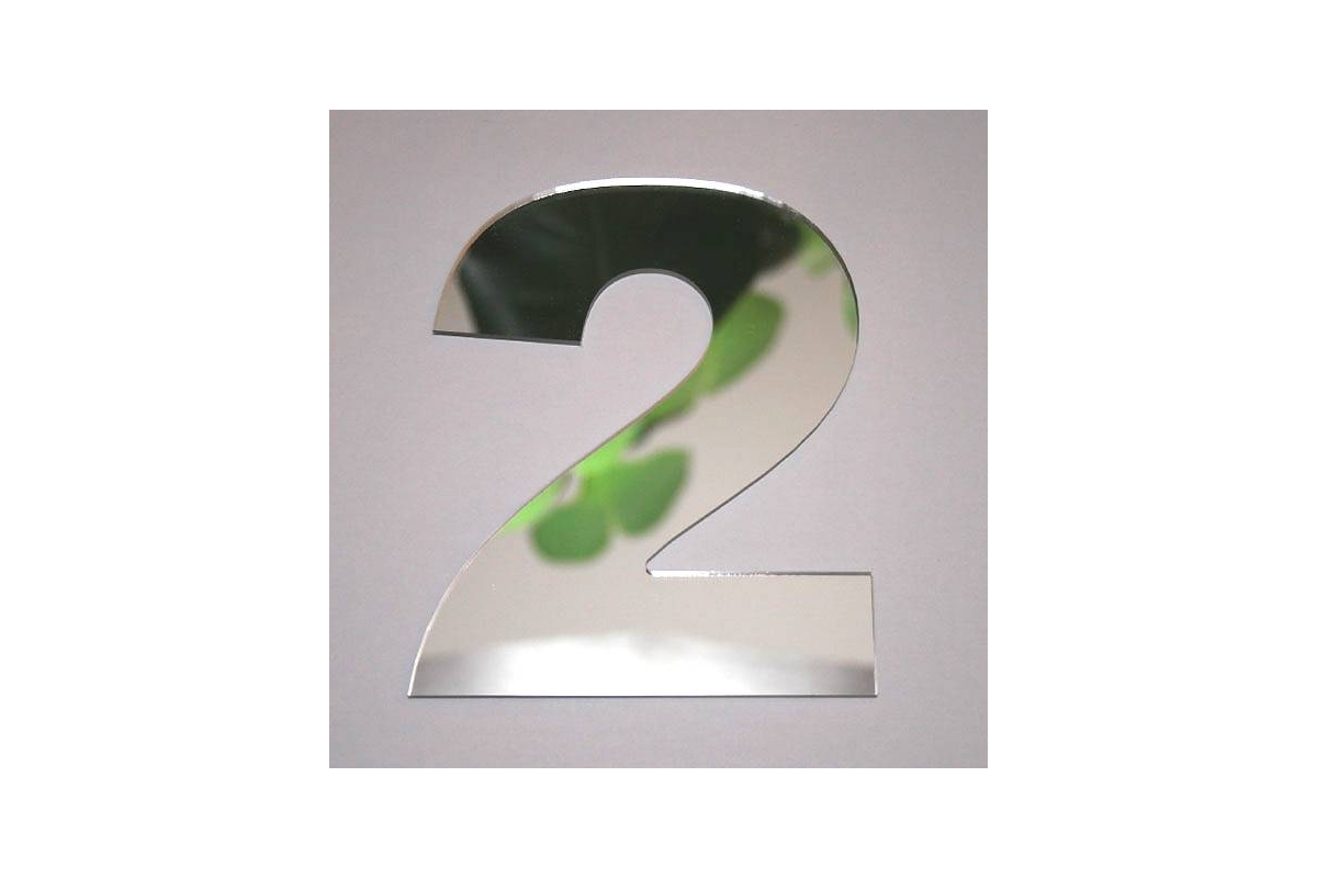Miroir chiffre 2