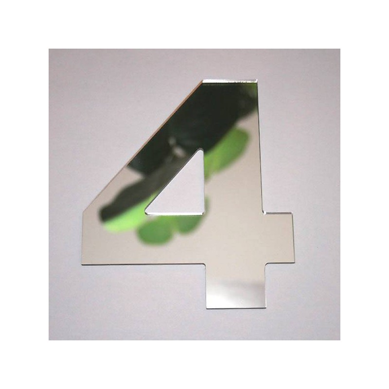 Miroir lettre A Arial