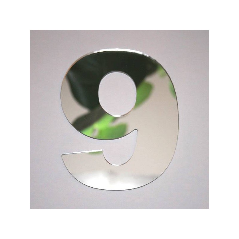 Miroir lettre A Arial