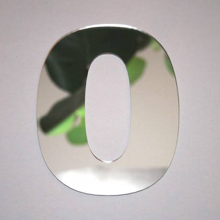 Miroir chiffre 0 Arial - zero