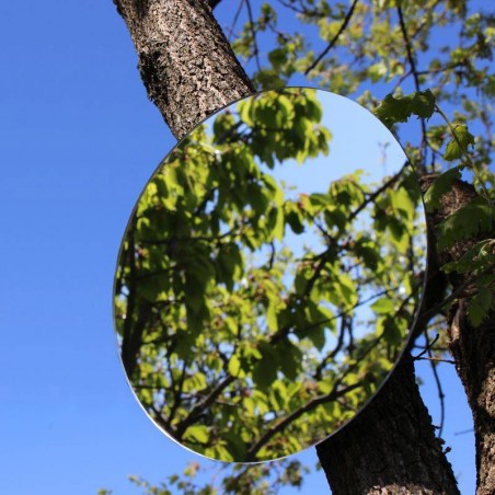 Miroir à accrocher rond