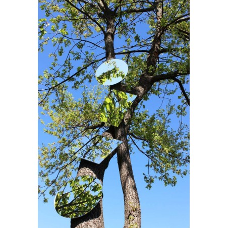 Exemple de composition de miroirs de jardin à accrocher