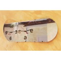 Horloge design miroir carré