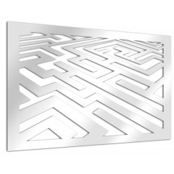 Miroir design labyrinthe