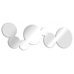 Miroir design bulles allongées