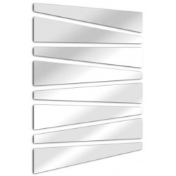 Specchio di design trapezoidale lame