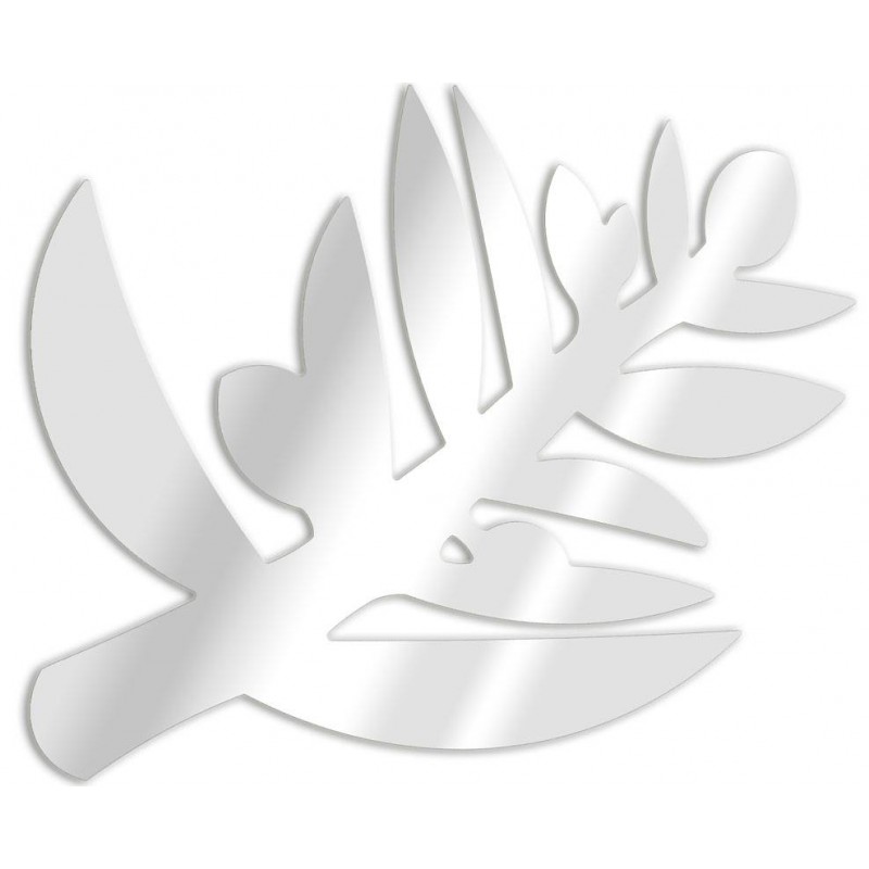 Decorative mirror olive branch