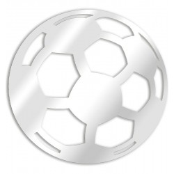 Bola de fútbol decorativa espejo