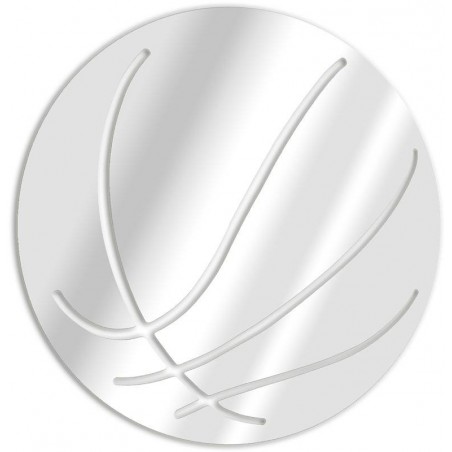 Decorative mirror basketball