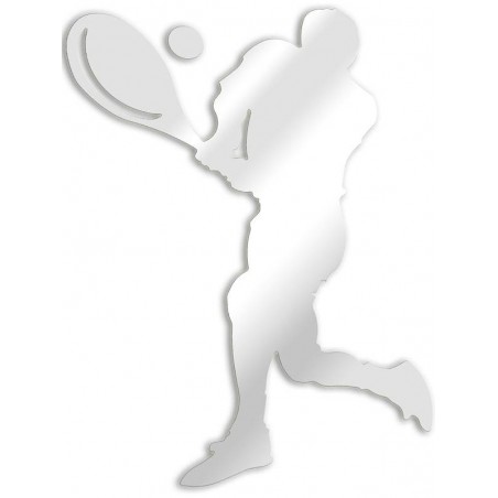 Decorative mirror tennis player