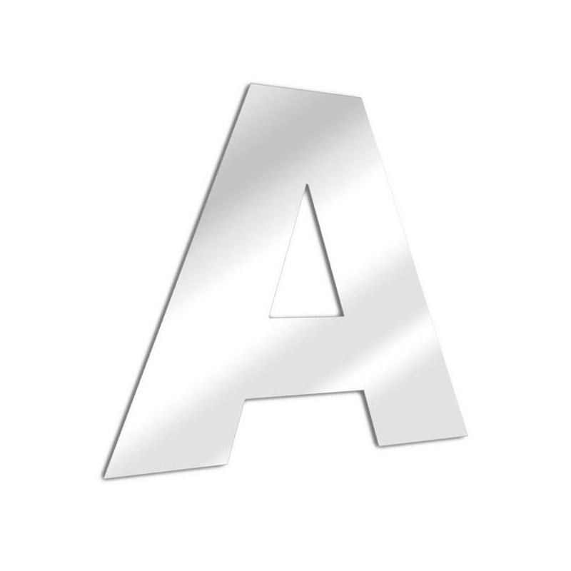 Specchio lettera A Arial