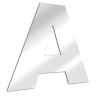 Specchio lettera A Arial