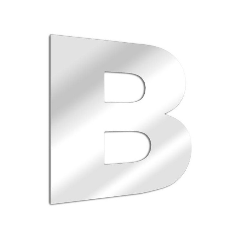 Miroir lettre B Arial