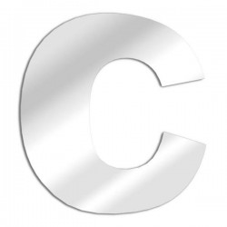 Mirror letter C Arial