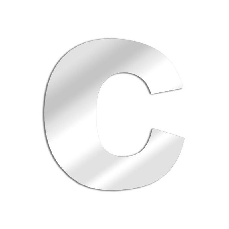 Mirror letter C Arial