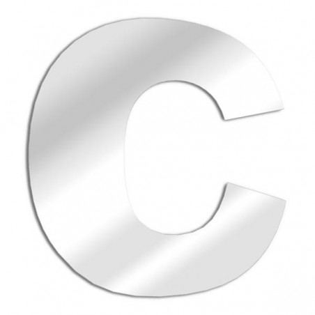 Mirror letter C Arial