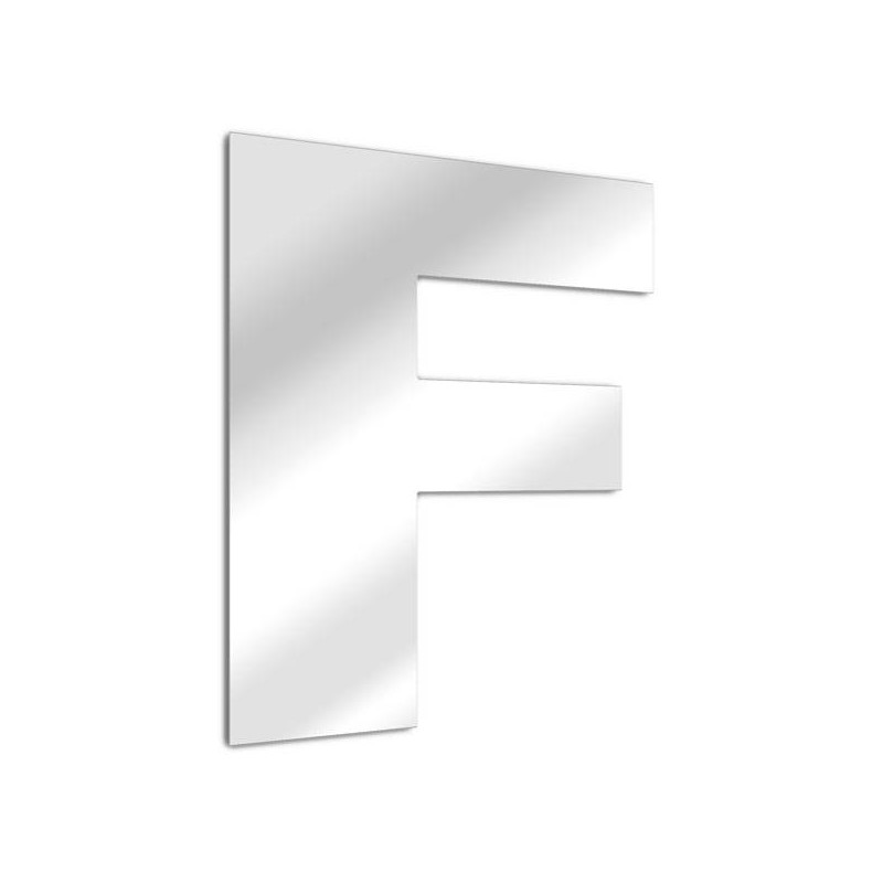 Mirror letter "F". arial font