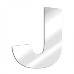 Mirror letter "J". arial font