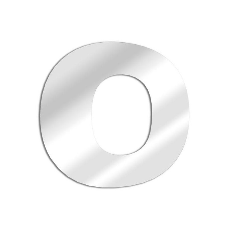 Miroir lettre O Arial
