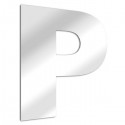 Letter mirror P, Arial