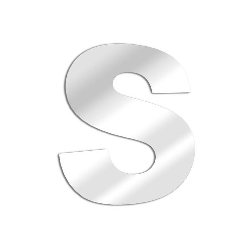 Miroir lettre S Arial