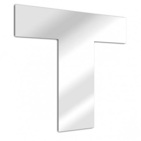 Mirror letter T Arial