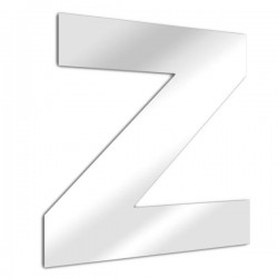 Miroir lettre Z Arial