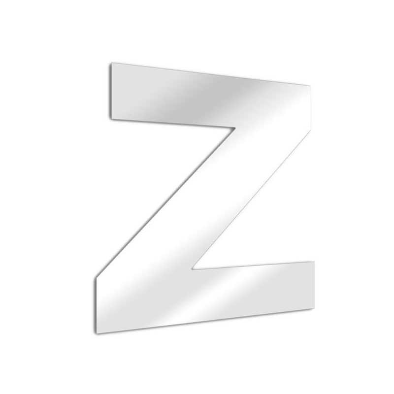 Lettere Specchi Z arial