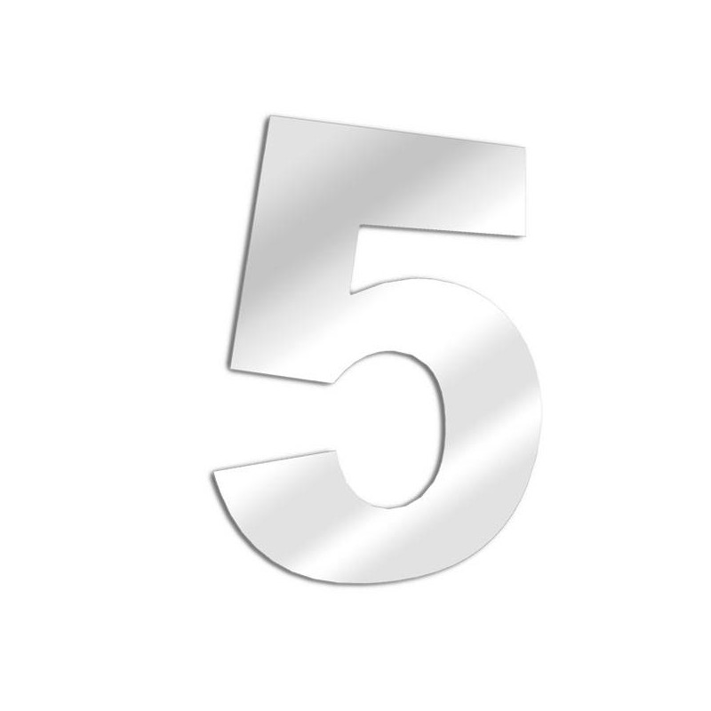 Numero specchi 5 arial