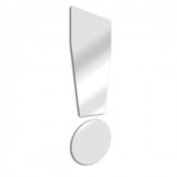 Miroir point d'exclamation ! Arial