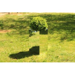 Cache Pot Miroir haut 30x30x55 cm