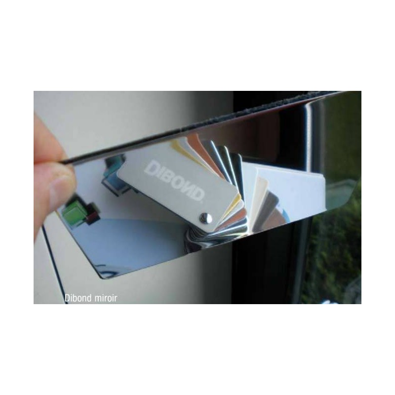 Aluminium composite (Dibond miroir, Alupanel...)