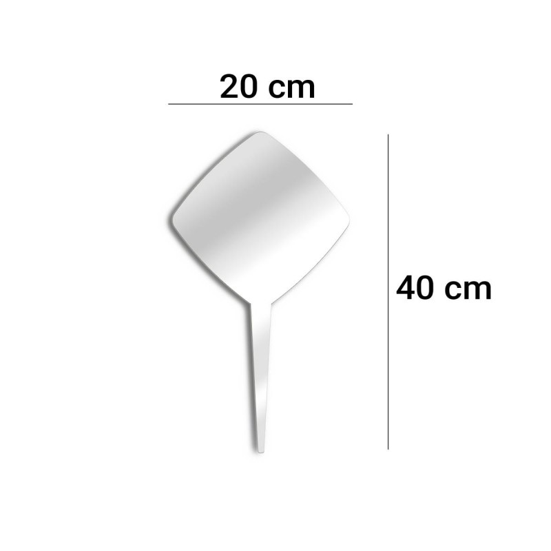 Miroir à planter carré 20 cm