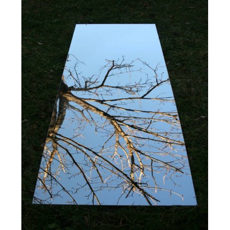 Miroir de jardin 150x45 cm en acrylique